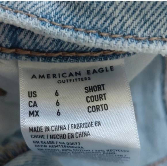 American Eagle Outfitters Strigid Super High Rise Baggy Straight Jeans - Picture 8 of 13